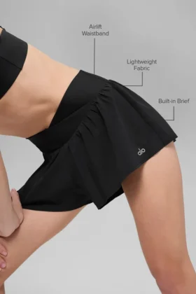V-Cute Running Short – Black