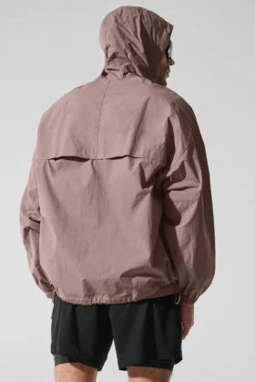 Vantage Nylon Ripstop Track Jacket – Mushroom