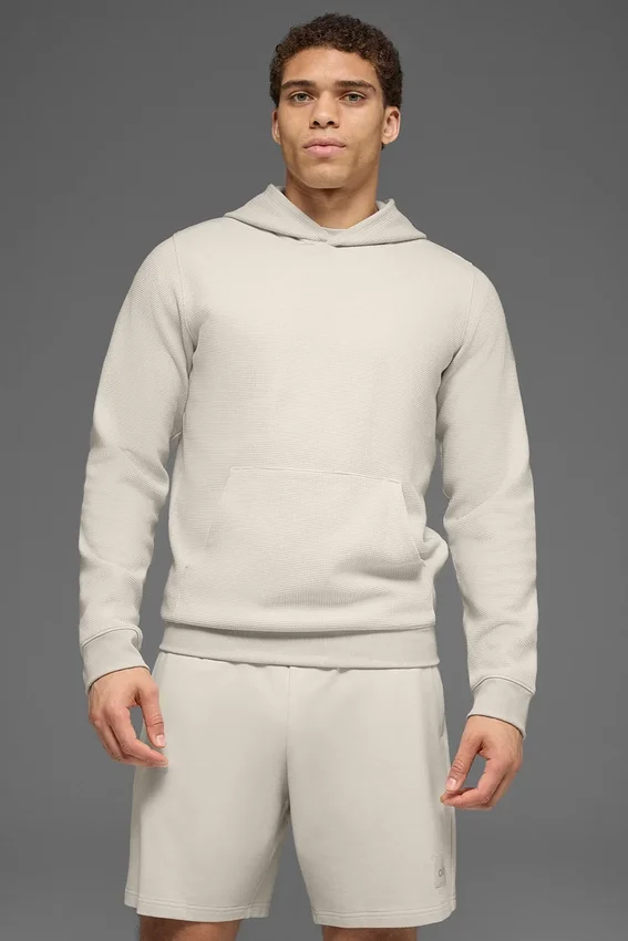 Waffle Lounge Hoodie - Bone