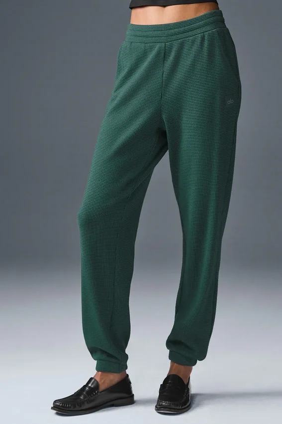 Waffle Weekend Escape Jogger - Winter Ivy