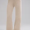 Winter Magic Cashmere Wide Leg Pant - Birch Heather