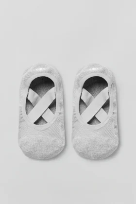 Women's Pivot Barre Sock - Athletic Heather Grey
