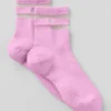 Women's Pulse Grip Sock - Candy Heart Pink