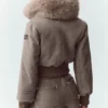 Wool Blend Bunny Slope Jacket - Alpine Cocoa Heather