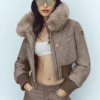 Wool Blend Bunny Slope Jacket - Alpine Cocoa Heather