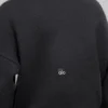 Wool Cashmere Cropped New Class Turtleneck Sweater - Black