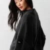 Wool Cashmere New Class 1/4 Zip Pullover - Black