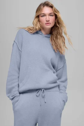 Wool Cashmere New Class Hoodie - Winter Frost