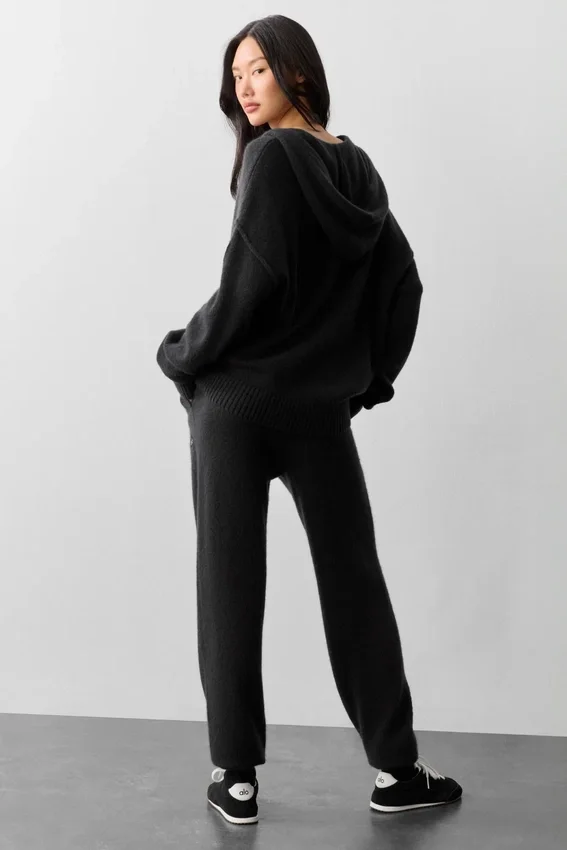Wool Cashmere New Class Sweatpant - Black