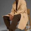Wool Gameday Overcoat - Camel