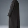 Wool Metro Long Coat - Dark Heather Grey