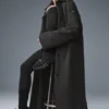 Wool Metro Long Coat - Dark Heather Grey